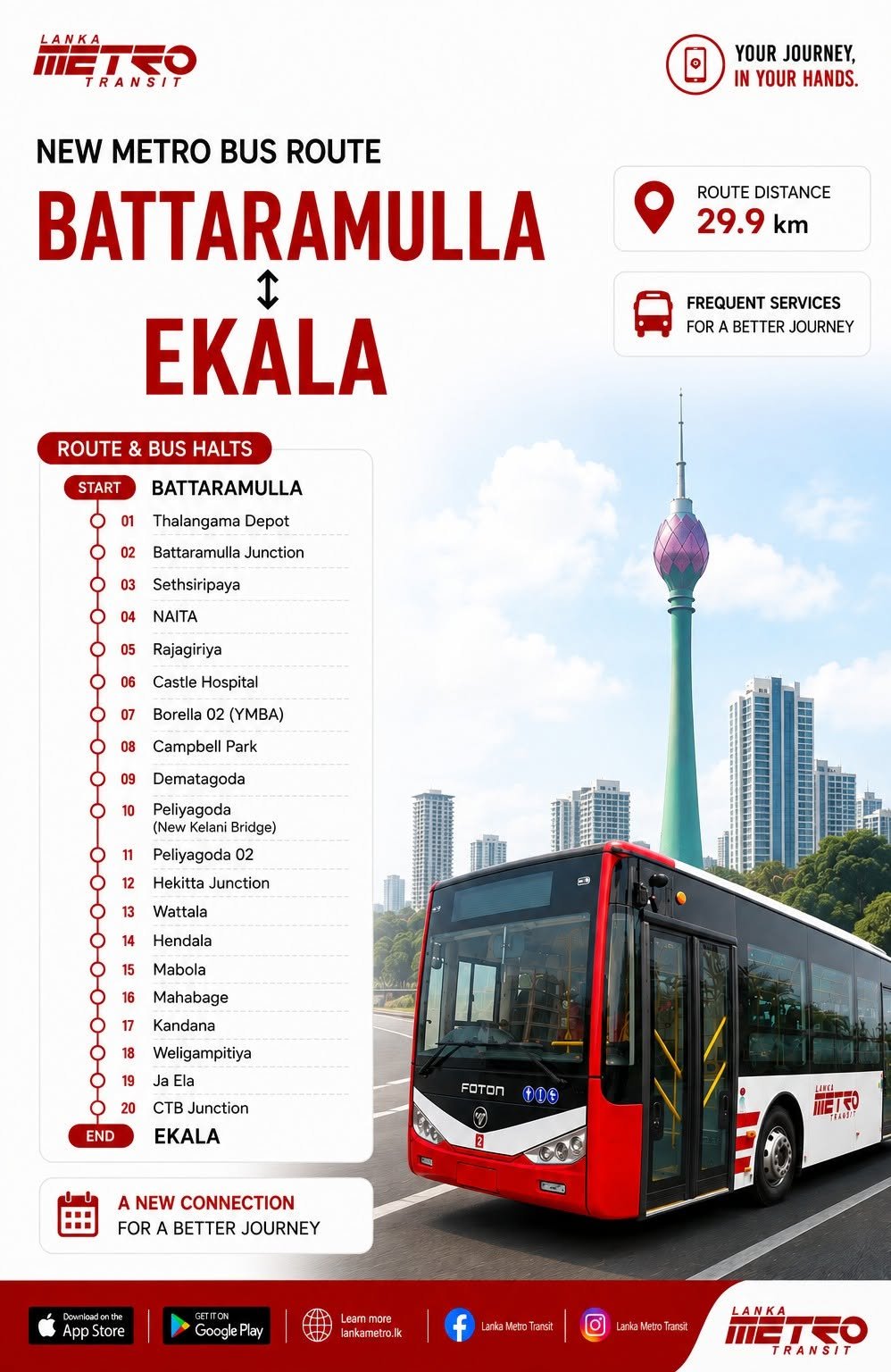Metro CM05 Battaramulla to Ekala