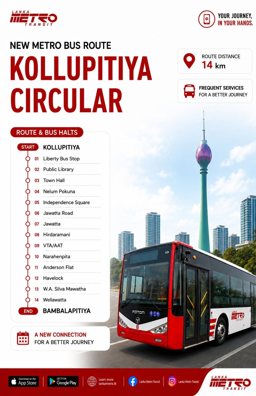 Metro CM06 Kollupitiya Circular Route